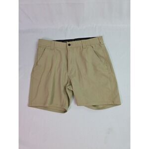 CAT Caterpillar Mens Shorts Stretch Canvas Utility Shorts Tan Size 36 Heavy Duty